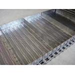 Perforated Plate Conveyor Belt High Carbon Steel Protection Baffles Width 300-2000mm for sale