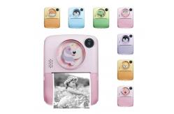China Multilingual ABS Kids Digital Cameras Dual Lens Instant Print supplier