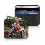 Custom Leather Cardholder Sublimation Leather ID Credit Card Holder for sale