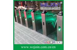 China 30~40 Transit Speed Pedestrian Retractable Flap Barrier Gate supplier