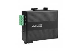 China 40KM Gigabit Ethernet Media Converter SC Fiber Singlmode Unmanaged Rugged Case CE FCC supplier