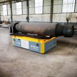 Heavy Duty Rubber Wheel Industrial Trackless Transfer Cart 10 Ton for sale