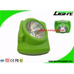 Rechargeable LED Mining Cap Lamp With Cradle / USB Charger OLED Screen
