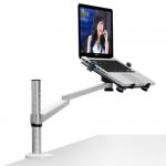 Office Desktop Stand Holder Adjustable 360°Rotation With Aluminum Alloy Two Arms for sale