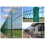 4mm Green Pvc Coated Welded Wire Mesh Fence For Park / Garden / Sports Ground Safety for sale