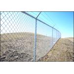 Black PVC Coated chain link fence mesh Panels/Cyclone Fence 1.8m*10m*50mm*50mm for sale