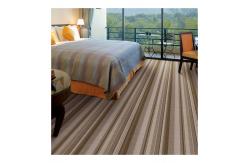 China Tufted Striped Broadloom Carpet Polypropylene Fiber With Action Backing supplier