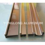 6m Normal Length Polished Aluminium Profile Environmental Protection