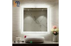 China Customized Large LED Bathroom Mirror Frameless Easy Installation And Cleaning supplier