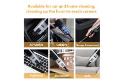 China 120W Rechargeable Wireless Handheld Car Vacuum Cleaner Mini Cyclone Strong Suction supplier