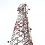 Galvanised 220kv Lattice Structure Transmission Tower For Communication for sale