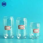 Durable PET  Plastic Soda Cans Food Safe Plastic Cylinder Container for sale