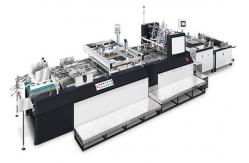 China PET / PE / PVC Film Window Patching Machine With Bottom Friction Box Feeder supplier