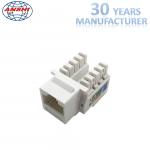 90 Degree Network RJ45 Keystone Jack Cat5e UTP 8P8C With Gold Plating