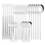 30Pcs Anti Rust Reusable Fork And Spoon Cutlery With Gift Box for sale