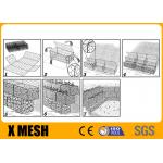 60m By 80mm Gabion Mattress Heavy Duty Galvanized Stone Filled For River Bank for sale