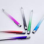 Stationery Supply Gradient Aluminum Press Ballpoint Pen Promotion Logo Ball Pen for sale