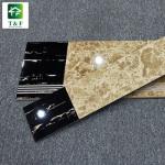 Yellow Ceramic Staircase Tiles 300 x 1200mm Glossy Surface Texture