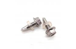 China SS304 Self Tapping Drilling Screws 150mm Length Carburized Layer supplier