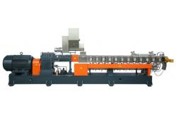 China Energy Efficient PVC Conical Twin Screw Extruder Twin Screw Machine Rustproof supplier