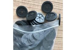China Custom Silicone Round Soft Rubber Gasket 1 Mm Panel Thickness supplier