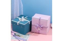 China Fashionable Custom Logo Packaging Boxes with Ribbon Bow-Tie and Paper Carton supplier