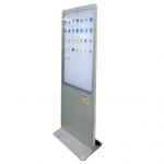 White LCD Touch Screen Display 49 Inch Nano Touch Screen Kiosk With 8MP Camera for sale