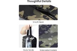 China Traveling See Through Clear Toiletry Bag With Handle For Men supplier