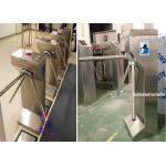 Double RFID Card Reader Tripod Turnstile Gate , entrance control solutions for sale