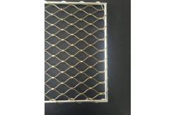 China Stainless Steel 304 / 316 Balustrade Mesh , Baby Proof Stair Railing Safety Mesh supplier