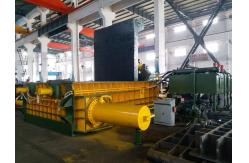 China 315Tons Yellow Two Master Cylinder High Bale Density Scrap Metal Press machine supplier