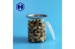 China Transparent PET Cans With Aluminum Easy Open End Or Plastic PE Lid supplier