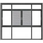 Wood Gain Aluminium Sliding Window Profile Anodised aluminium glass frame profile for sale
