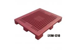 China SGS Custom Plastic Pallet Virgin Anti Impact HDPE Pallets Red supplier
