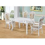 European Luxury Solid Wood Minimalist Dining Table for sale