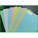 Multi-Colored 50gsm To 55gsm Coated Carbonless Copier Paper Reams packing for sale