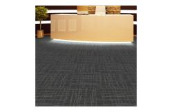 China 20 X 20 Nylon Floor Carpet Tiles With PVC Backing For Office And School Trace supplier