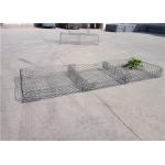 China Galvanized Stone Retaining Wall Cages 60x80mm Rock Gabion Baskets For Slope Protection manufacturer
