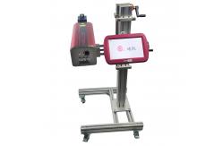 China Auto Online Flying CO2 Laser Marking Machine 30W Expiry Batch Code Laser Printer supplier