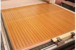 China Studio Room Wooden Grooved Acoustic Panel MDF Board Fireproof Melamine Surface supplier