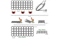 China Low Visibility Galvanized Weave Wire Obstacle Anti-tank Barriers Wire Net Trap Netting supplier
