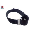 Adjustable Bandage Black Nylon Hook And Loop Cinch Straps With Buckle for sale