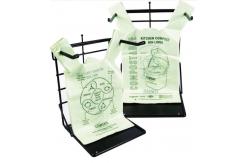 China Custom Biodegradable Shopping Bag T Shirt Small Compost Bags supplier