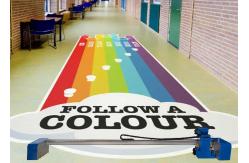 China 0.1m Led Flatbed Printer Ground Decoration Garage Graffiti supplier