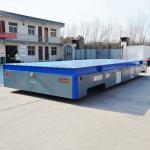 PLC Motorized Steerable 30 Tons Aluminum Ingot Battery Transfer Car for sale