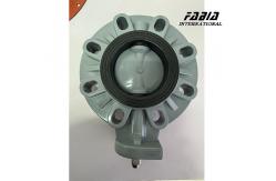 China Soft Seal EPDM Electric Butterfly Valve Lug PVC Damper Lightweight Effective supplier