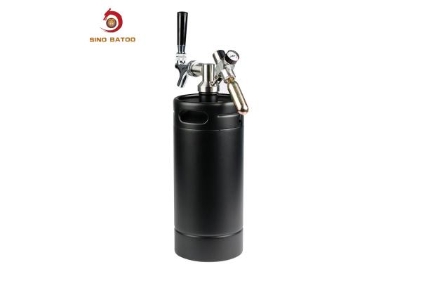 3.8liter Sus304 Pressurized Mini Keg Custom Packing Logo Beer Dispenser