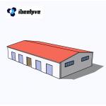Prefabricated Long Span Single / Double Slope Roof Steel Structure Warehouse For Storage for sale