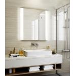 Adjustable LED Touch Bathroom Mirror Beveled Edge Touch Light Vanity Mirror for sale