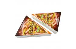 China Paper Food Packaging Box PE Lamination Inside For Pizza Slice supplier